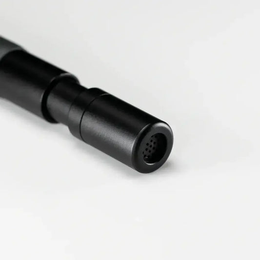 The Dart Pro Black. Man sieht das Zugende des Onehitters in Nahaufnahme.