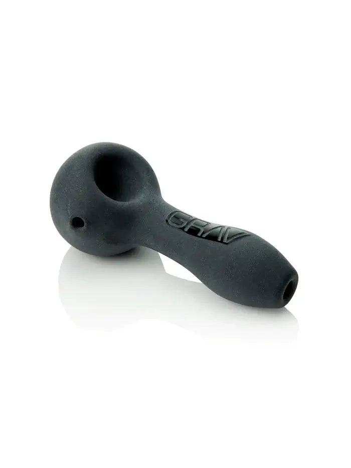 GRAV / HAND PIPE / SANDBLASTED SPOON / Schwarz