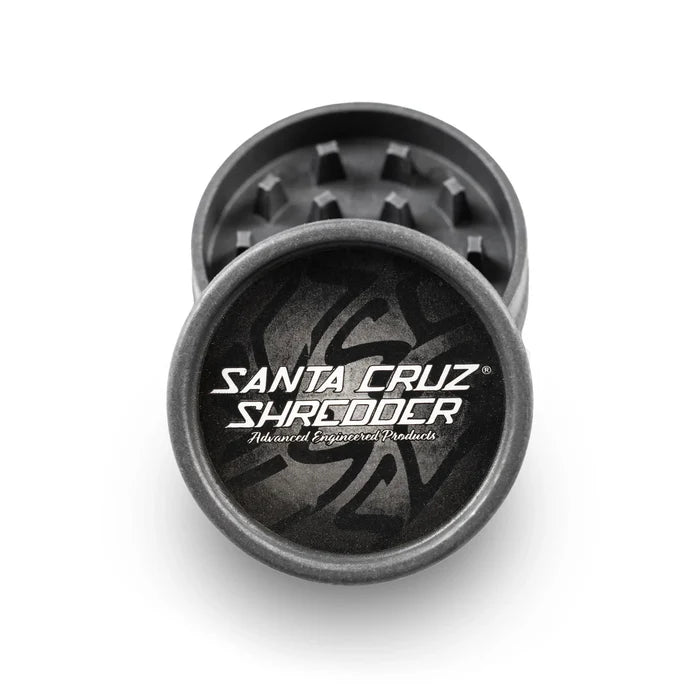 SANTA CRUZ SHREDDER / Zweiteiliger Grinder aus Hanf / Schwarz