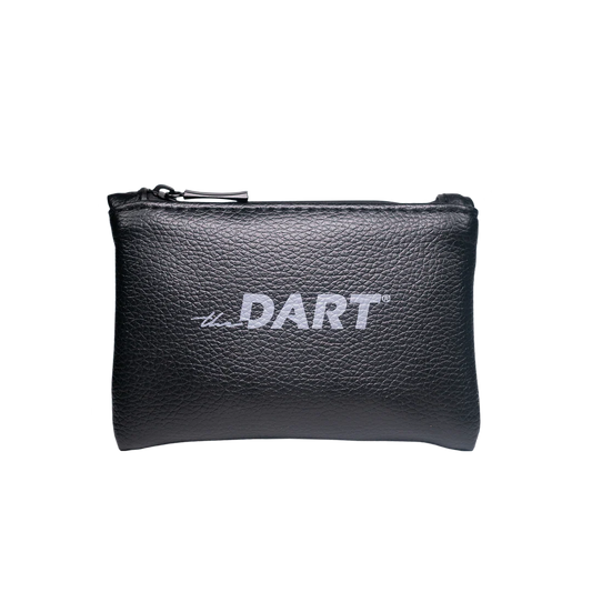 THE DART / ZIPPER POUCH / Schwarz