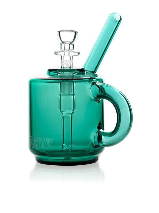 GRAV / BUBBLER / COFFEE MUG POCKET BUBBLER / Lake Green