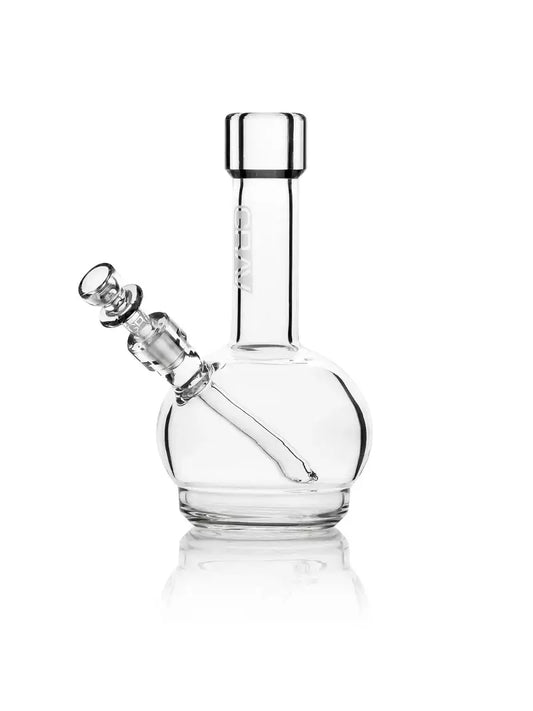 GRAV / BUBBLER / MINI-BONG / MINI ROUND BASE BONG / Klar